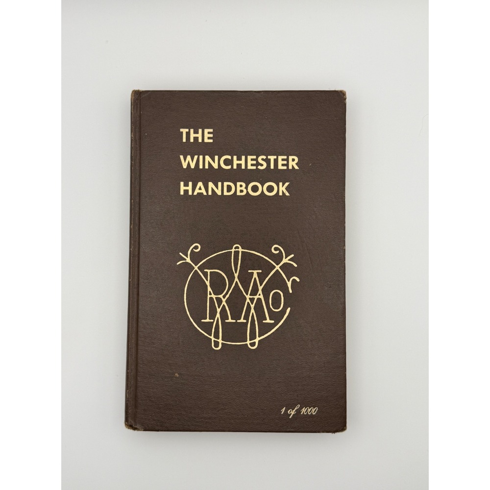 The Winchester Handbook George Madis Signed First Edition 1981 Limited 1 of 1000
